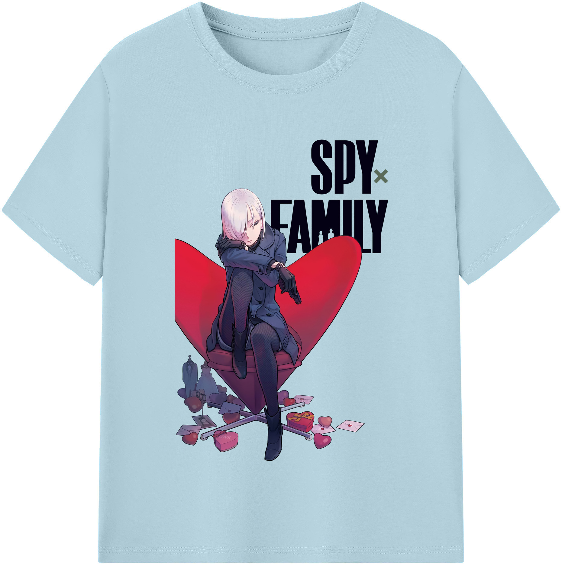 （画像用） SPY×FAMILY间谍家家酒 綿100％半袖Tシャツ（フロントプリント）